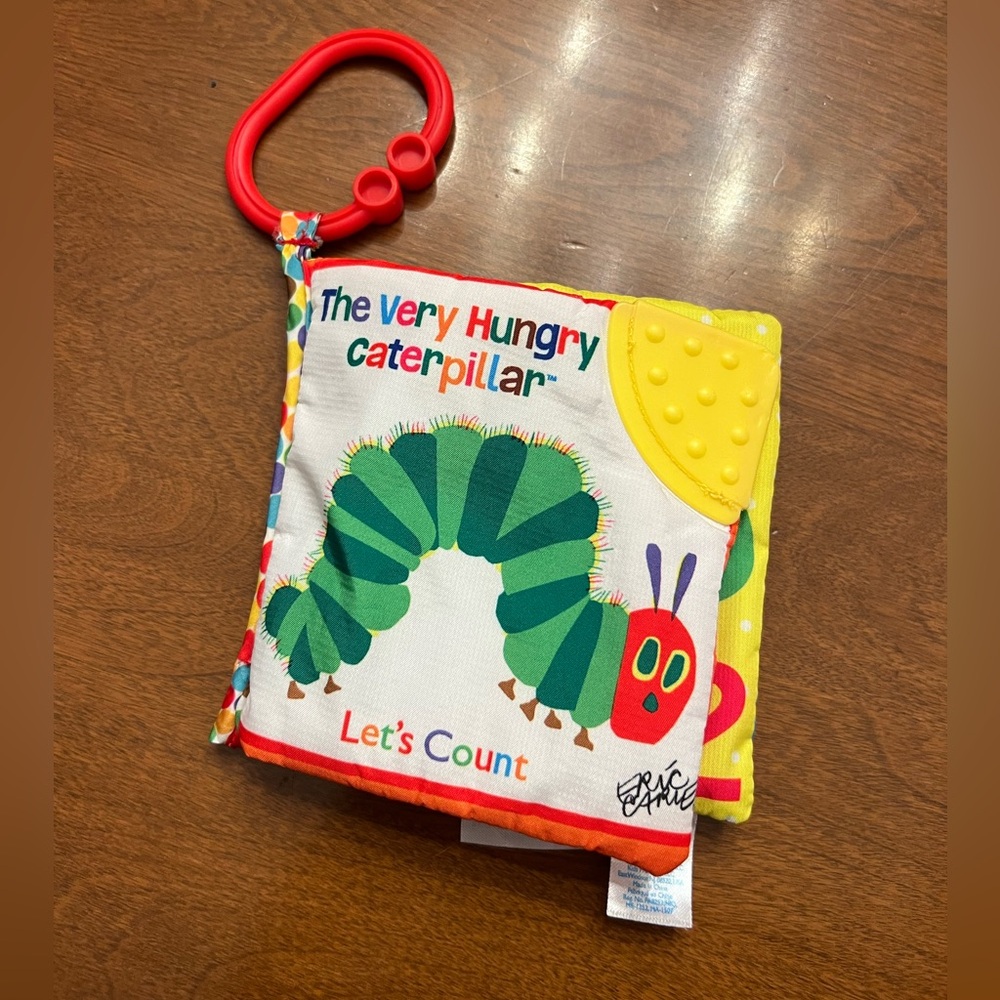 The Very Hungry Caterpillar Soft teether Book baby
